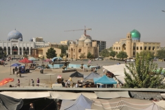 Looking across from the Bazaar is the Friday Mosque we had just visited.