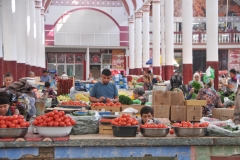 Lots of fresh tomatoes for sale