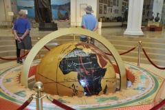 Inside the Historical Museum of Suchd Region lobby area. No cameras were allowed beyond this point.