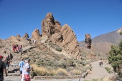 We stopped at Roques Garcia or Garcia's Rocks. Below the Volcano Teides.