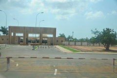 Entrance to the Presidential Palace.