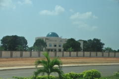 Blue domed building Presidential Palace.