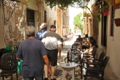 Our group is walking through another coffee area. There is no shortage of them. 