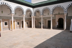 A Madrasa also in Arabic Madrasah.  This is a school of music.  Madrasa, is the Arabic word for any type of educational institution, secular or religious, whether for elementary education or higher learning. 