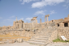 Dougga represents "the best-preserved Roman small town in North Africa". The site, which lies in the middle of the countryside, has been protected from the encroachment of modern urbanization, in contrast, to Carthage, which has been pillaged and rebuilt on numerous occasions