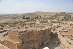 Looking toward the baths