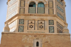 Notice also the Star of David a the base of the tower. 