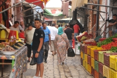 We arrive at the Market of Majaz al Bab. 