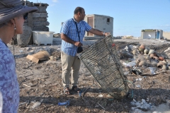 Another method of catching fish with reeds