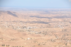 The vast area below we had just come through.