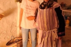 This is the mother and her daughter. 