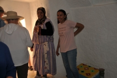 Saying goodbye to our hosts for lunch.  Another great experience in Tunisia