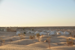 This is the camp not long before  sunset.  The shadows on the sand make for spectacular photos.  You can see how the wind changes the landscape almost hourly.  