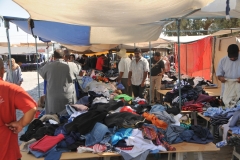 We found an open market day while visiting here.  You could find a little bit of everything. 