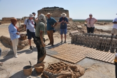 This man was 62 years old and make about 1500 bricks daily.  He earns about $15 a day. 