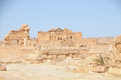 After lunch we visit the the archaeological site of Sbeitla, an archaeological site in Sbeitla, in north-central Tunisia.  These Roman ruins contains the best preserved Roman forum temples in Tunisia. It was excavated and restored between 1906 and 1921.