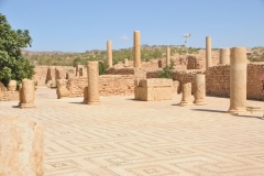 Northwest of the Great Baths are four precarious-looking stone pillars the last remnants of the Church of St Servus, which was built in the fourth century AD on the foundations of an undetermined pre-Roman temple.
