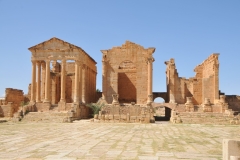 The three temples. Instead of constructing only one temple dedicated to the three most important Roman gods Jupiter, Juno, and Minerva, the inhabitants of the city built separate temples for each one. These are the gods that protected Rome.