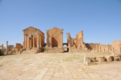 The Forum, one of the best preserved in the world with the 3 temples in the background.