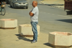 I have neglected to tell you all along our trip in cities and some highways we have had daily tourist police walking and driving, escorting us on highways and in town everywhere. Interesting. Here is one of our tourist police with us non de script. They were calling on the phone to find our locations during many of the drives.  We were handed off from one person or group to another.  I was fine with it.  