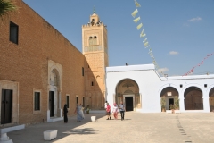 The Mausoleum of Abu Zamaa al-Balawi was erected in memory of the great companion of the Prophet of Islam Muhammad, Abu Zamaa al-Balawi, who died in battle in the year  654 AD, while fighting the Byzantine armies and was buried at the site of Kairouan before its foundation. 