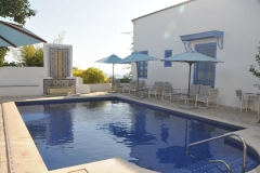 We left Hammamet and drove another hour to the resort area of Sidi Bou Said where we had lunch and then checked into our hotel. .  Our hotel Dar Said,  sits up high on a hill overlooking the Mediterranean.  The hotel is housed in a beautifully restored 19th-century mansion, which has been carefully preserved to showcase the traditional Tunisian architecture and design.   