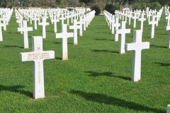 His place within the cemetery among his fellow troops.