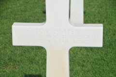 Capt Foy Draper was a member of the USA's winning 400 meter Relay Team at the 1936 Olyympics.