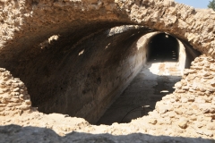 Looking down into one of these large aquaducts