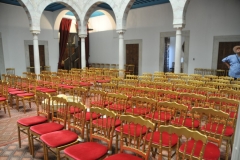 The headquarters of the Center for Arabic and Mediterranean Music is located at the Ennejma Ezzahra Palace,