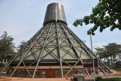 Namugongo Martyrs Shrine (Catholic Basilica) an active Catholic church today.