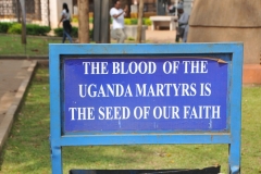 On 3 June 1886, 32 young men, pages of the court of King Mwanga II of Buganda, were burned to death at Namugongo for their refusal to renounce Christianity. They were Anglican or Catholic. Annually on 3 June, Christians from Uganda and other parts of the world congregate at Namugongo to commemorate the lives and religious beliefs of the Uganda Martyrs. Crowds have been estimated in hundreds of thousands in some years.