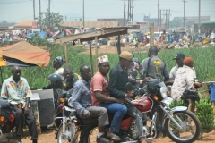 The Boda Boda transport people .. sometimes in numbers at a time too. The fastest method is by boda boda, the motorcycles seen all over the city. You won't be in Kampala long before being propositioned by a boda driver.