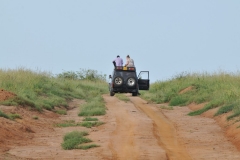 A couple enjoying their viewing in Murchison National Park