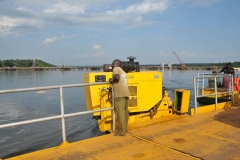 This the steering mechanism for the ferry.