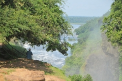 Looking down on the head waters of the Nile which will eventually merge in Khartoom, Sudan with the White NIle and then flow through  Egypt to the Mediterrean.