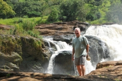 It is hared to fathom the amount of water per second that flows over this location behind me.