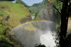 In all the beauty of the falls we have yet another gift the beautiful rainbow.
