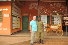 Our Guide at Ziwa  Rhino Sanctuary. He was full of information and answered all the questions we asked.