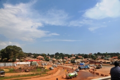 Returning to Entebbe with work on the highways by the Chinese