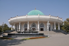 Arrived late in the erly morning hours  September 10, 2022 after 32 hours of flying.  Welcome to Tashkent, Uzbekistan. One of the must-visit attractions in Tashkent for every tourist is the famous Timurids History Museum.  The three-story rounded building of the Museum is framed by a dome in classic Oriental style. The Museum's exhibits tell visitors about the history of Uzbekistan during the reign of the Timurid dynasty.