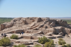 The archaeological site of Toprak-kala ,1st-4th centuries AD, is one of the most remarkable architectural monuments of Khorezm. It was thought to have a population of about 3,000 persons and was the principal city of one of the local dynasties.