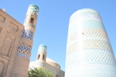 Minaret,  Friday Mosque and museum of 213 wooden piars and an unfinished tower