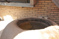 Oven for baking the local bread