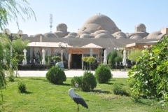 The city of Bukhara is about two and a half thousand years old.  Located on the Silk Road, the city has long been a center of trade, education, culture, and religion. During the Golden age of Islam, under the rule of Samanids, Bukhara became the intellectual center of the Islamic world.