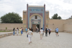 Entrance to the Sitorai Miho Khossa, the summer residence of the last Bukharin emirs, is situated 4 km north of the city. The old palace was built in the second half of the 19th century.