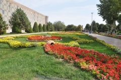 Gardens to the right of the Square.